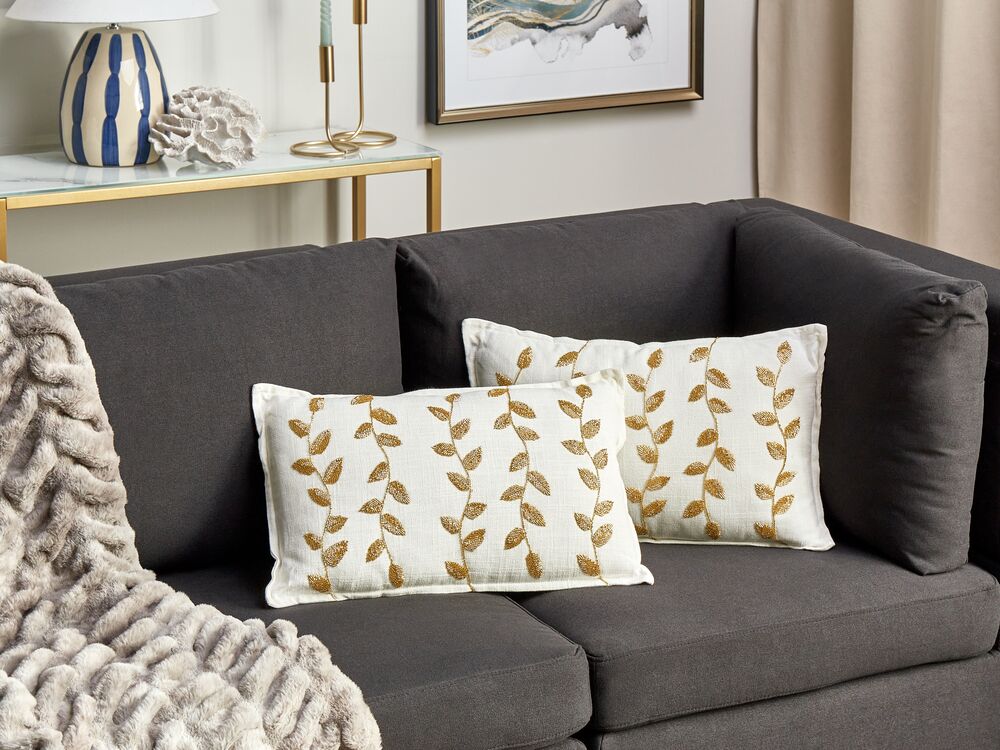 Big gold pillows sales