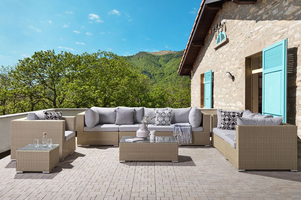 Rattan garden store cushion covers
