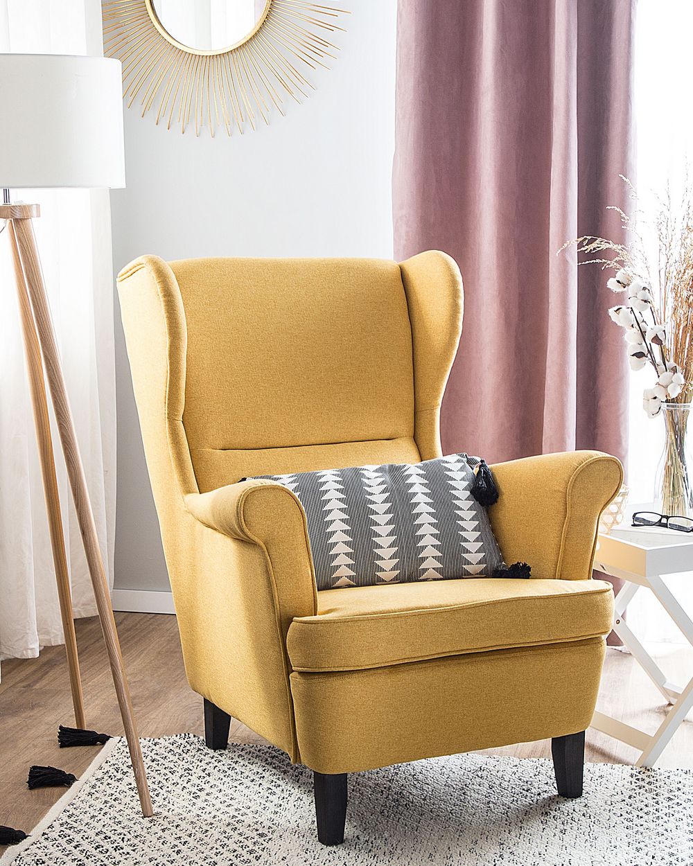 Ikea wing deals chair yellow