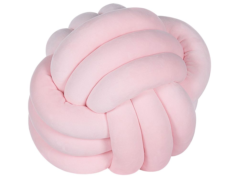 Pink knot cushion hotsell