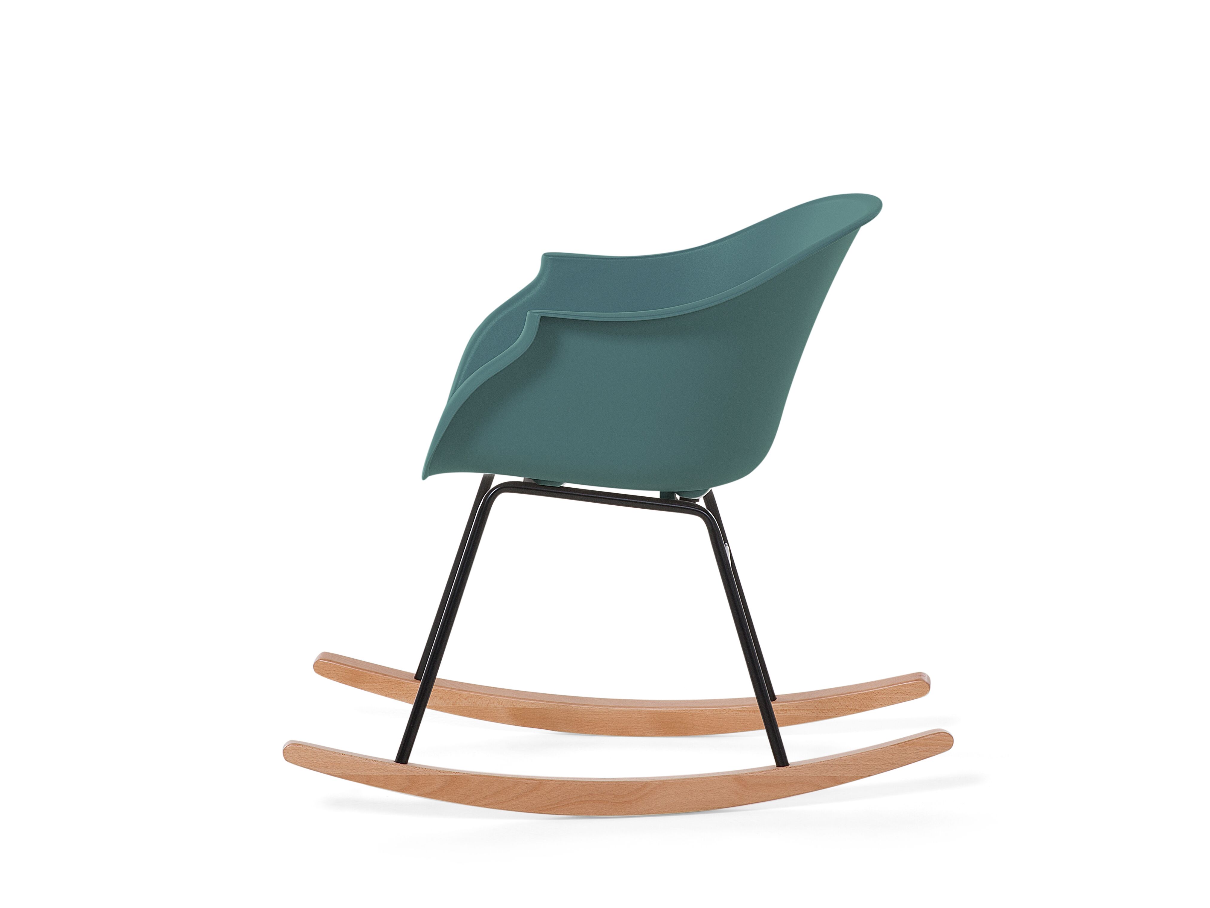 Rocking Chair Emerald Green Harmony Beliani Dk Regular price $1,199.99 sale price $799.99 save $400.00.