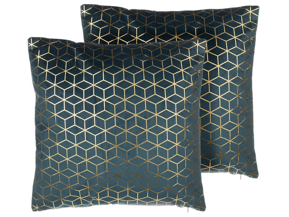 Velvet geo cushion 2025
