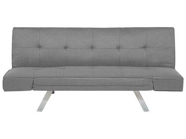Fabric Sofa Bed Light Grey BRISTOL | Beliani.dk