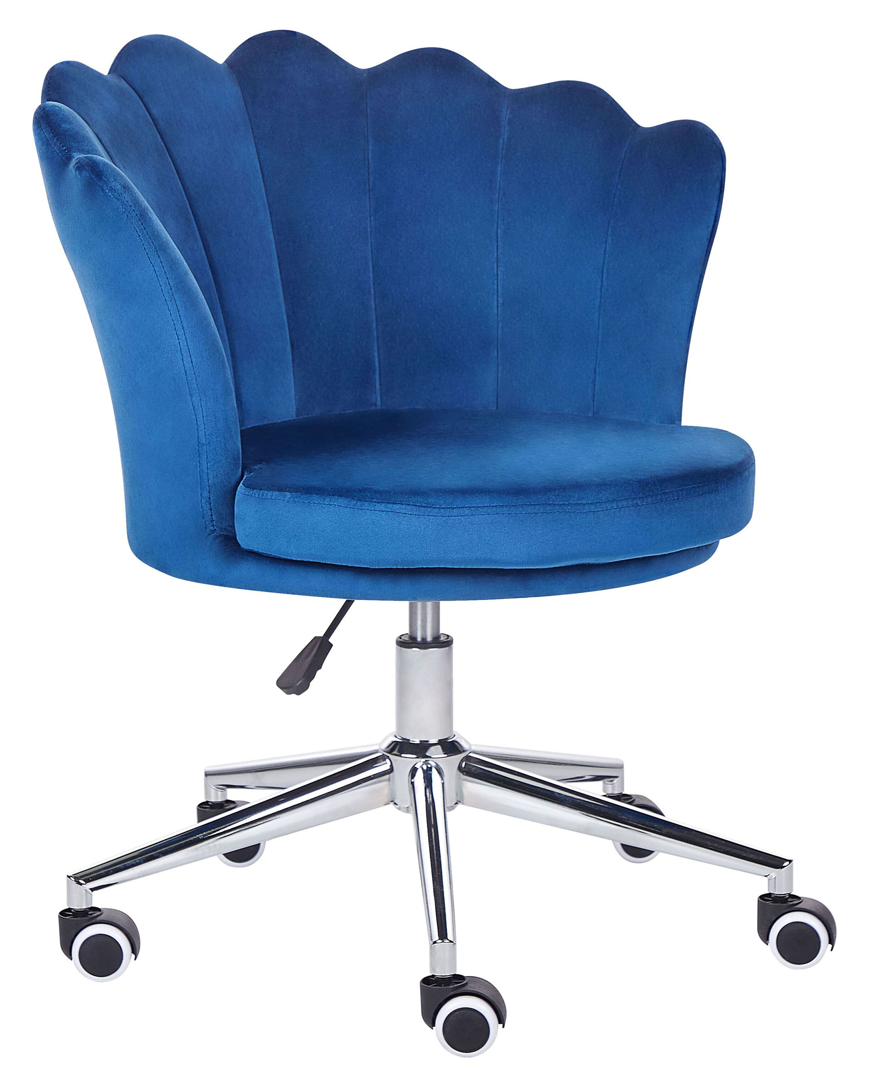 Velvet Desk Chair Blue MONTICELLO Beliani