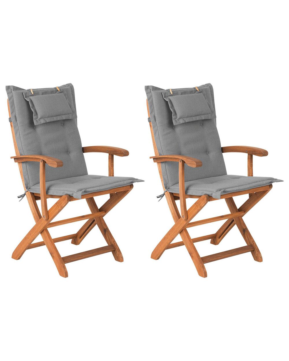 Folding garden chairs with cushions best sale