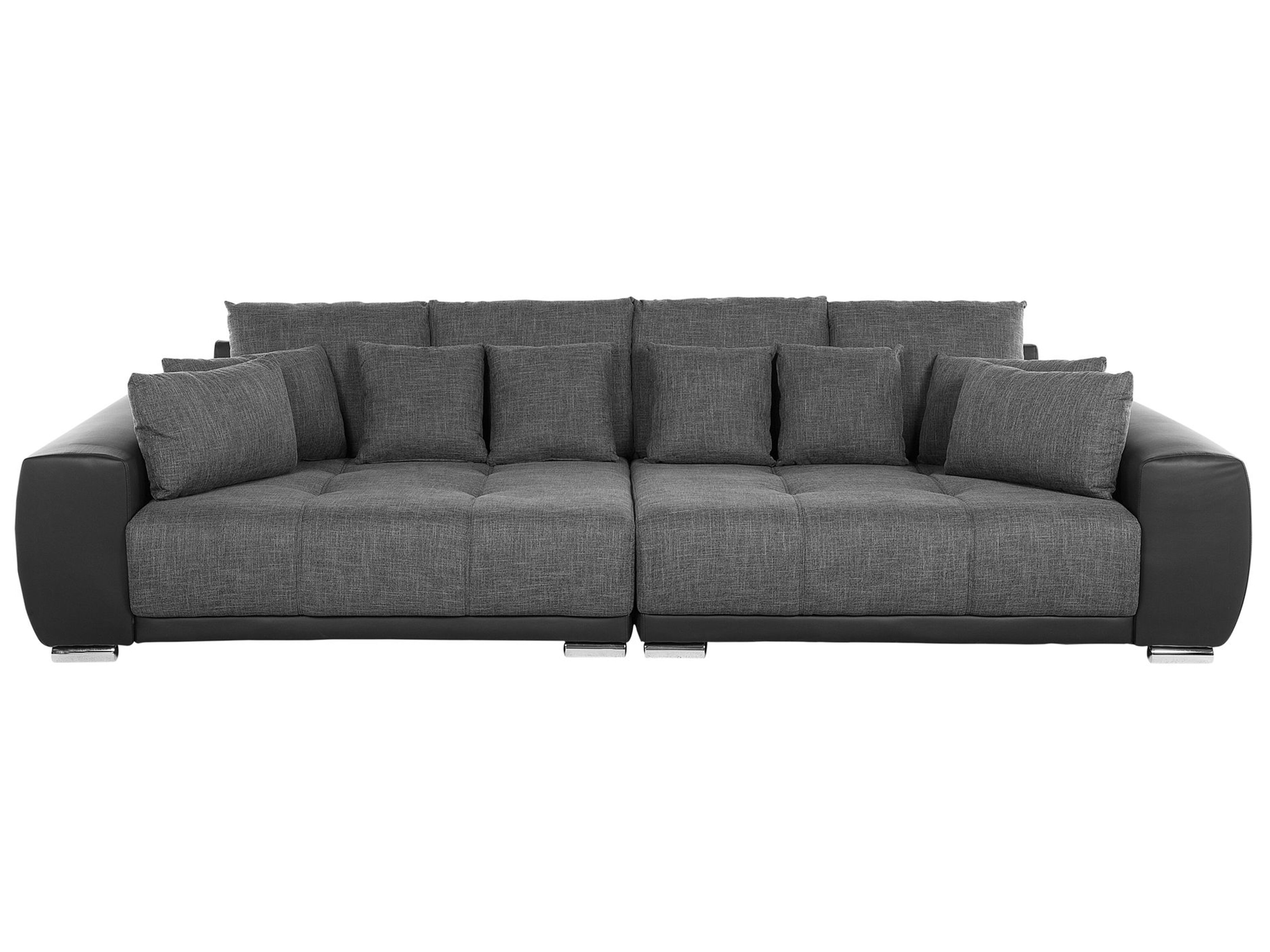 4 Seater Fabric Sofa Dark Grey TORPO | Beliani.dk