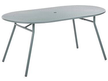 Table de jardin ENOTECA design noire - 140x80 cm