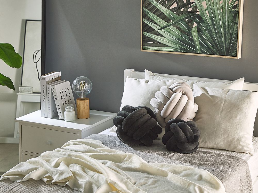 Black knot pillow new arrivals